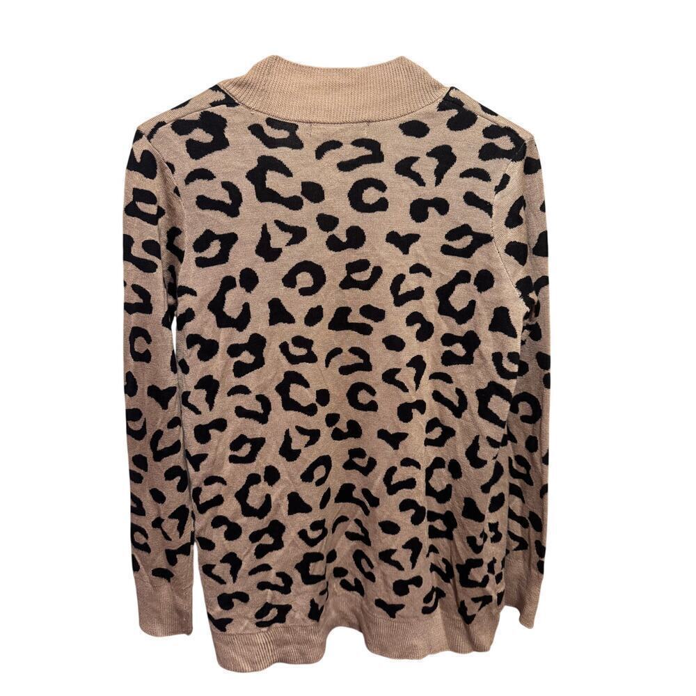 Love Ellie Animal Leopard Print Open Front Cardigan Lightweight Sweater Kids XL - Picture 7 of 9